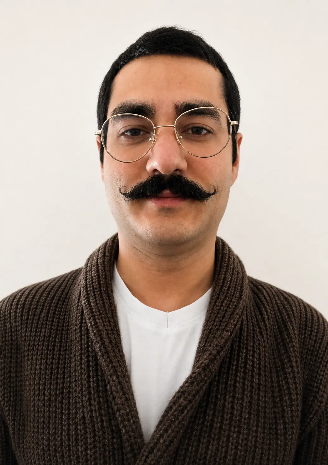 Enes Tepe, founder of Jeongsang-Mi E-Commerce & IT Services, portrayed in a minimalist indoor setting.