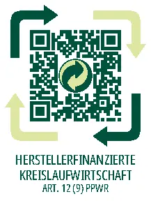 DigiDot Kennzeichnung zur Verpackungskonformität und Teilnahme an einer herstellerfinanzierten Kreislaufwirtschaft.